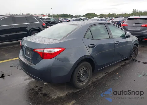 2015 Toyota Corolla Le из США, поврежденный, VIN 2T1BURHE8FC304080